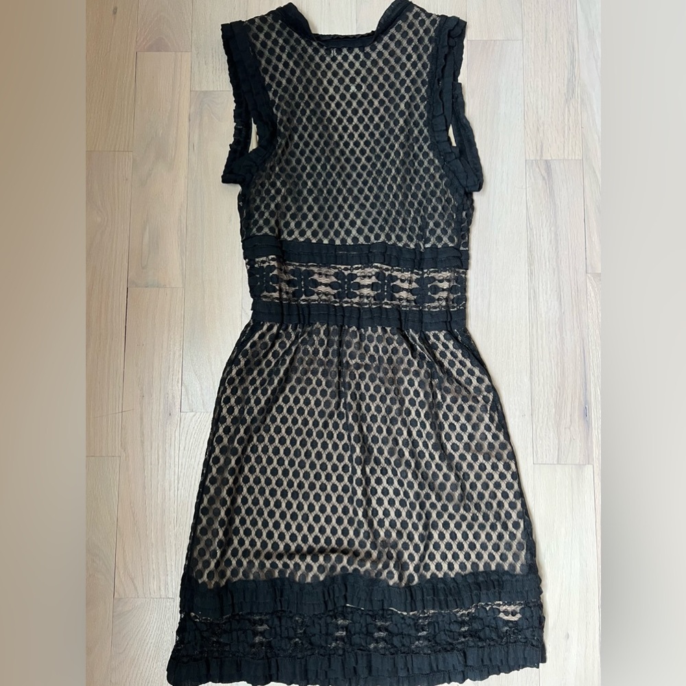 Max Studio Black Dress Sz M - Picture 5 of 9